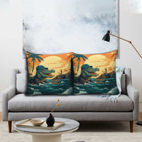 Everglades Alligator Alcatraz Vintage Pillow Cover - Wonder Print Shop