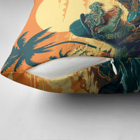 Everglades Alligator Alcatraz Vintage Pillow Cover - Wonder Print Shop