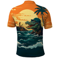 Everglades Alligator Alcatraz Vintage Polo Shirt - Wonder Print Shop