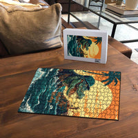 Everglades Alligator Alcatraz Vintage Puzzle - Wonder Print Shop