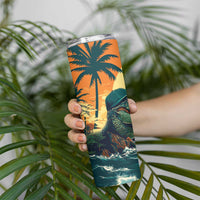 Everglades Alligator Alcatraz Vintage Skinny Tumbler - Wonder Print Shop