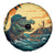 Everglades Alligator Alcatraz Vintage Spare Tire Cover - Wonder Print Shop