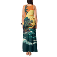 Everglades Alligator Alcatraz Vintage Tank Maxi Dress - Wonder Print Shop