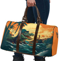 Everglades Alligator Alcatraz Vintage Travel Bag - Wonder Print Shop