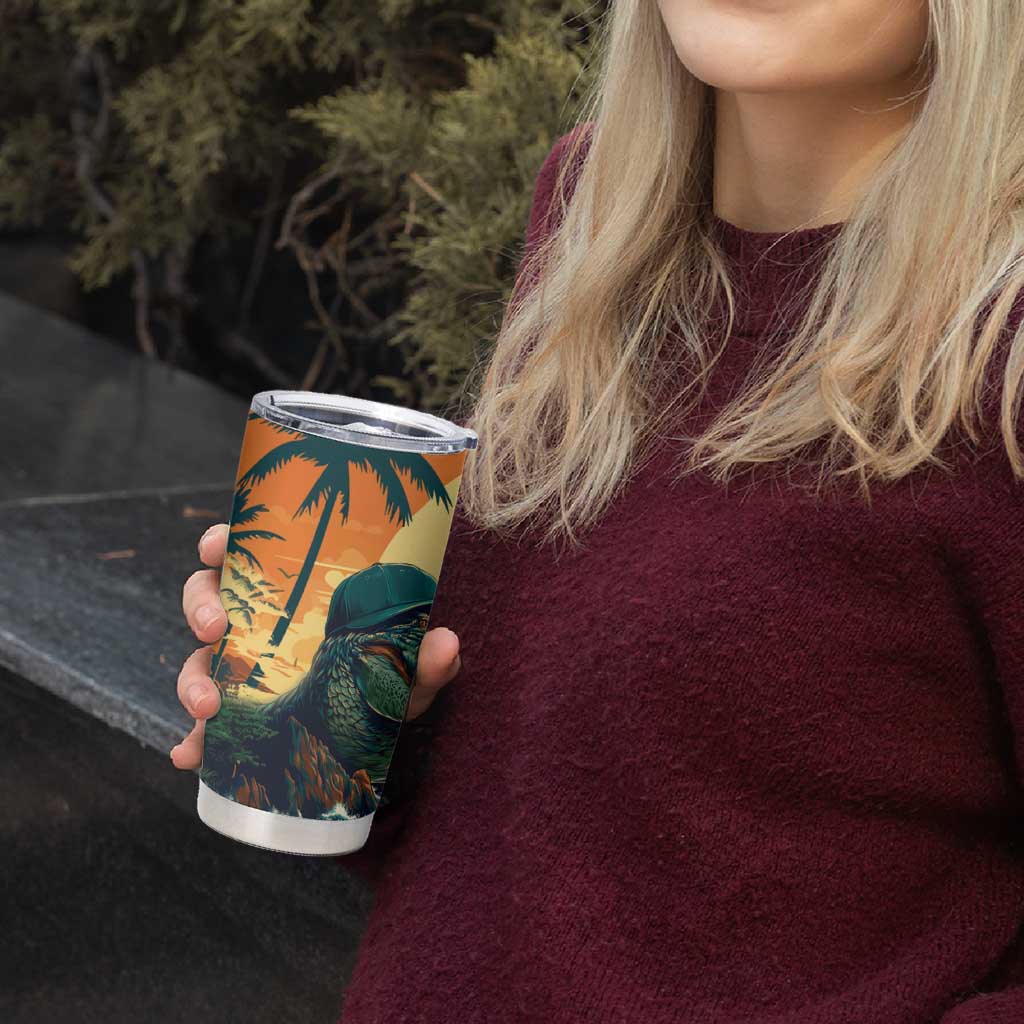 Everglades Alligator Alcatraz Vintage Tumbler Cup - Wonder Print Shop