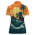 Everglades Alligator Alcatraz Vintage Women Polo Shirt - Wonder Print Shop
