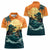 Everglades Alligator Alcatraz Vintage Women Polo Shirt - Wonder Print Shop