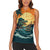 Everglades Alligator Alcatraz Vintage Women Sleeveless Polo Shirt - Wonder Print Shop