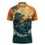 Everglades Alligator Alcatraz Vintage Zipper Polo Shirt - Wonder Print Shop