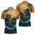 Everglades Alligator Alcatraz Vintage Zipper Polo Shirt - Wonder Print Shop