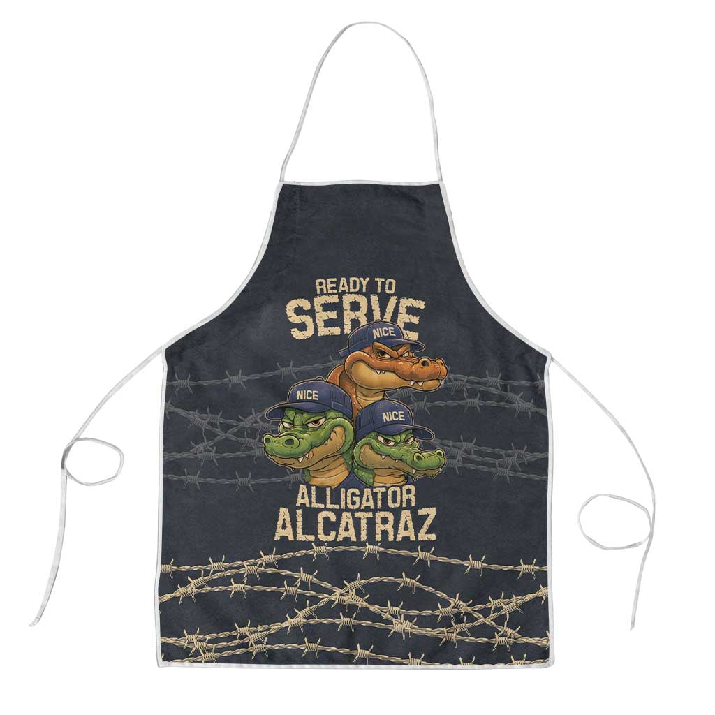 Ready To Serve Alligator Alcatraz Apron - Wonder Print Shop
