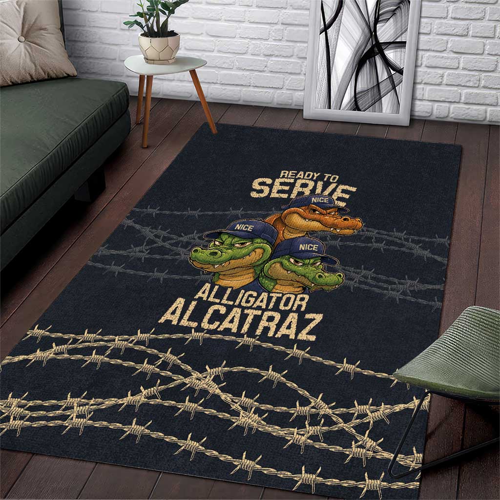 Ready To Serve Alligator Alcatraz Area Rug - Wonder Print Shop