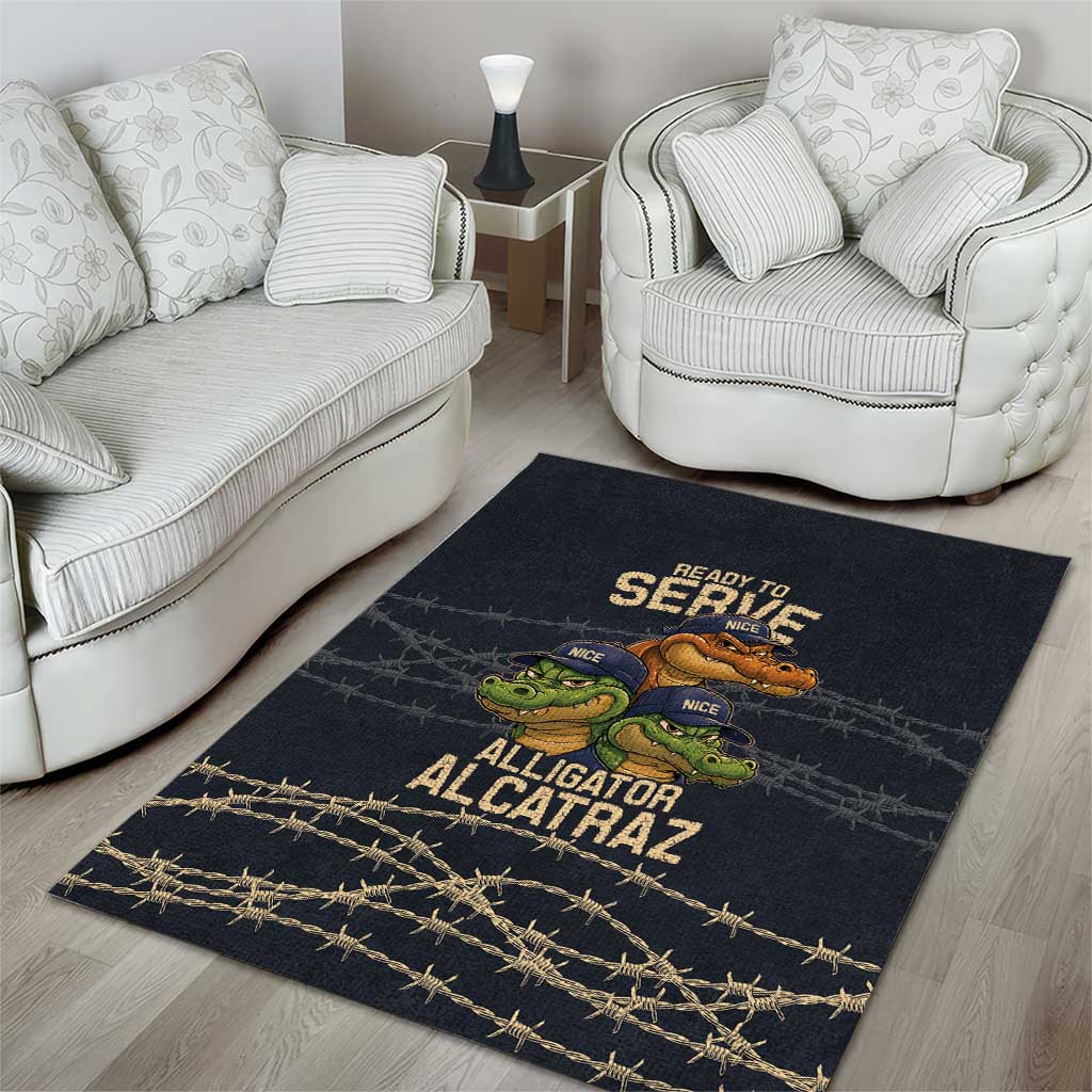Ready To Serve Alligator Alcatraz Area Rug - Wonder Print Shop