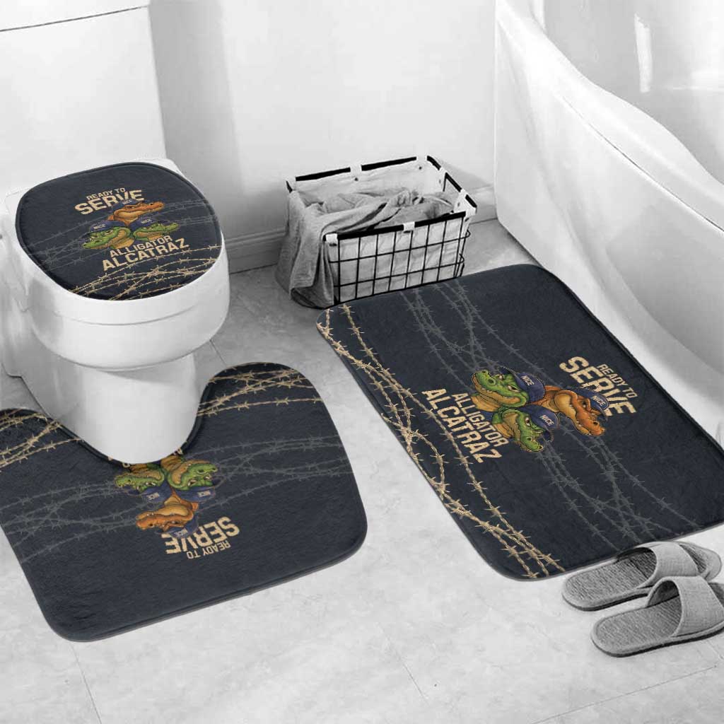 Ready To Serve Alligator Alcatraz Bathroom Set - Wonder Print Shop