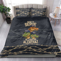 Ready To Serve Alligator Alcatraz Bedding Set - Wonder Print Shop
