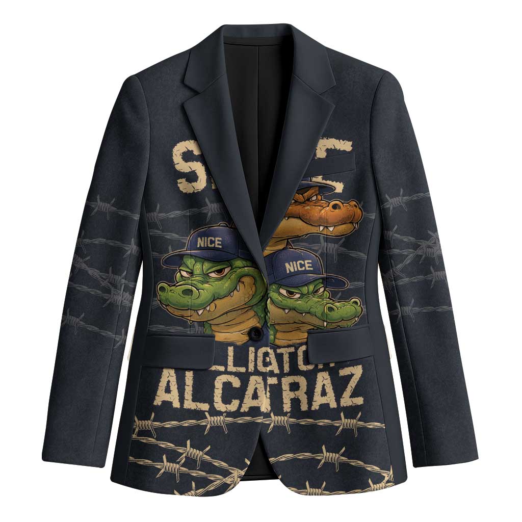 Ready To Serve Alligator Alcatraz Blazer - Wonder Print Shop
