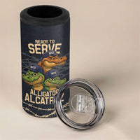 Ready To Serve Alligator Alcatraz 4 in 1 Can Cooler Tumbler - Wonder Print Shop