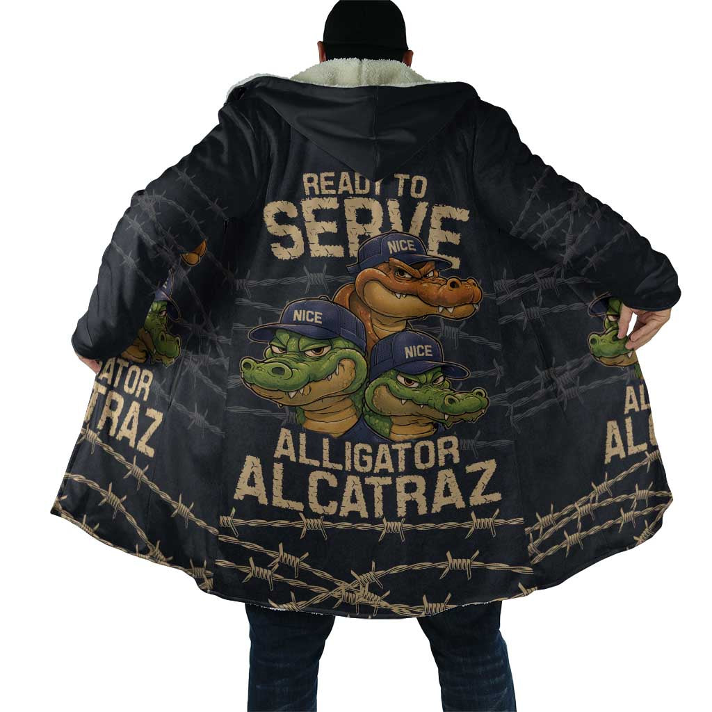 Ready To Serve Alligator Alcatraz Cloak - Wonder Print Shop
