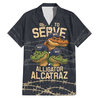 Ready To Serve Alligator Alcatraz Family Matching Mermaid Dress and Hawaiian Shirt - Wonder Print Shop