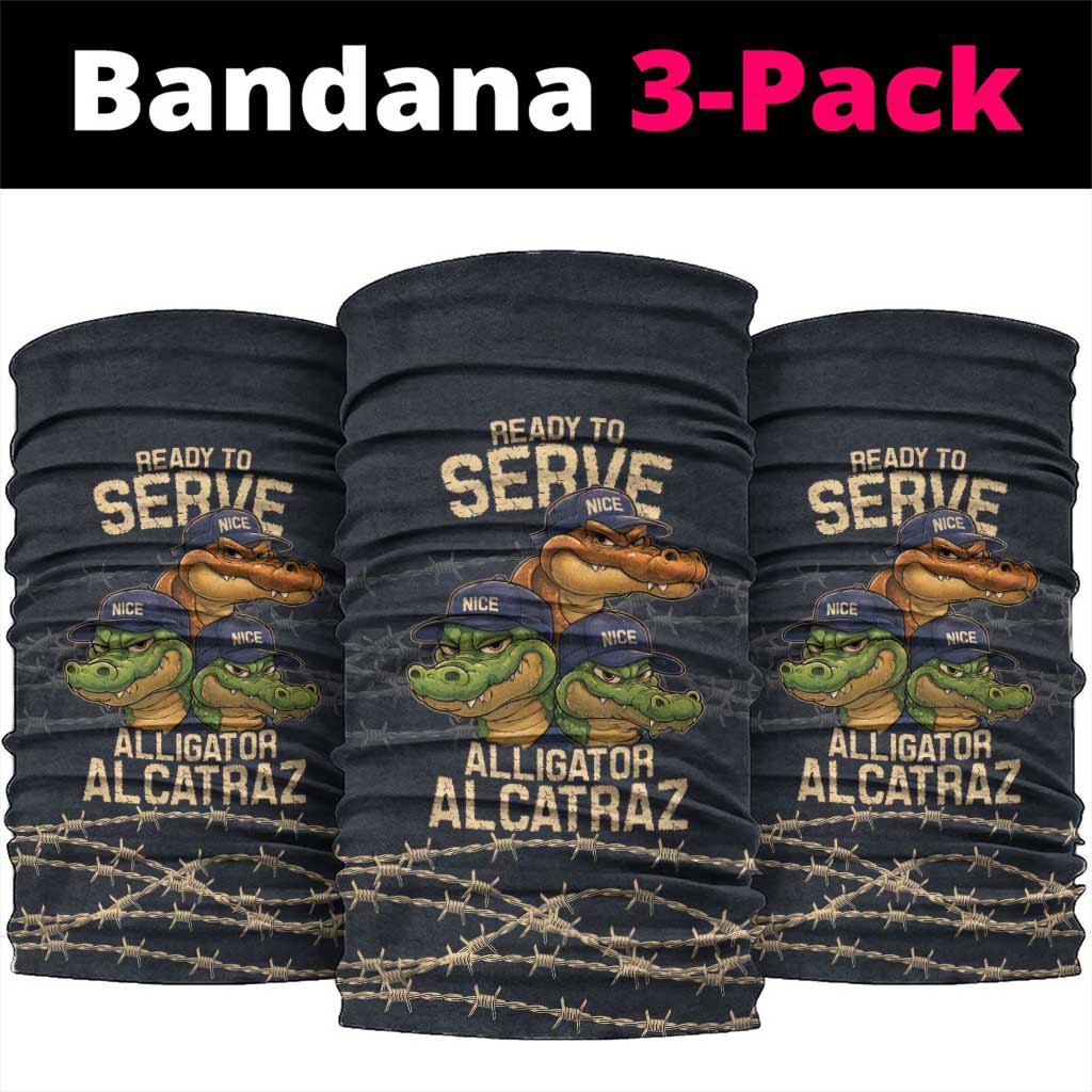 Ready To Serve Alligator Alcatraz Neck Gaiter - Wonder Print Shop