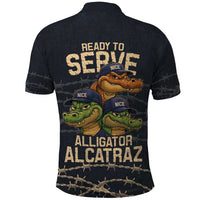Ready To Serve Alligator Alcatraz Polo Shirt - Wonder Print Shop