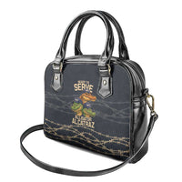 Ready To Serve Alligator Alcatraz Shoulder Handbag - Wonder Print Shop