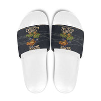 Ready To Serve Alligator Alcatraz Slide Sandals - Wonder Print Shop