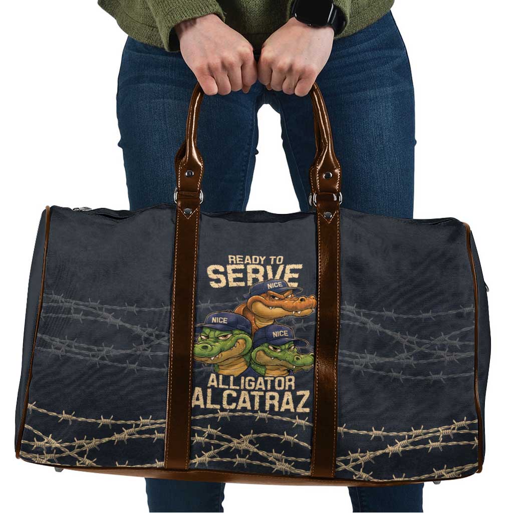 Ready To Serve Alligator Alcatraz Travel Bag - Wonder Print Shop