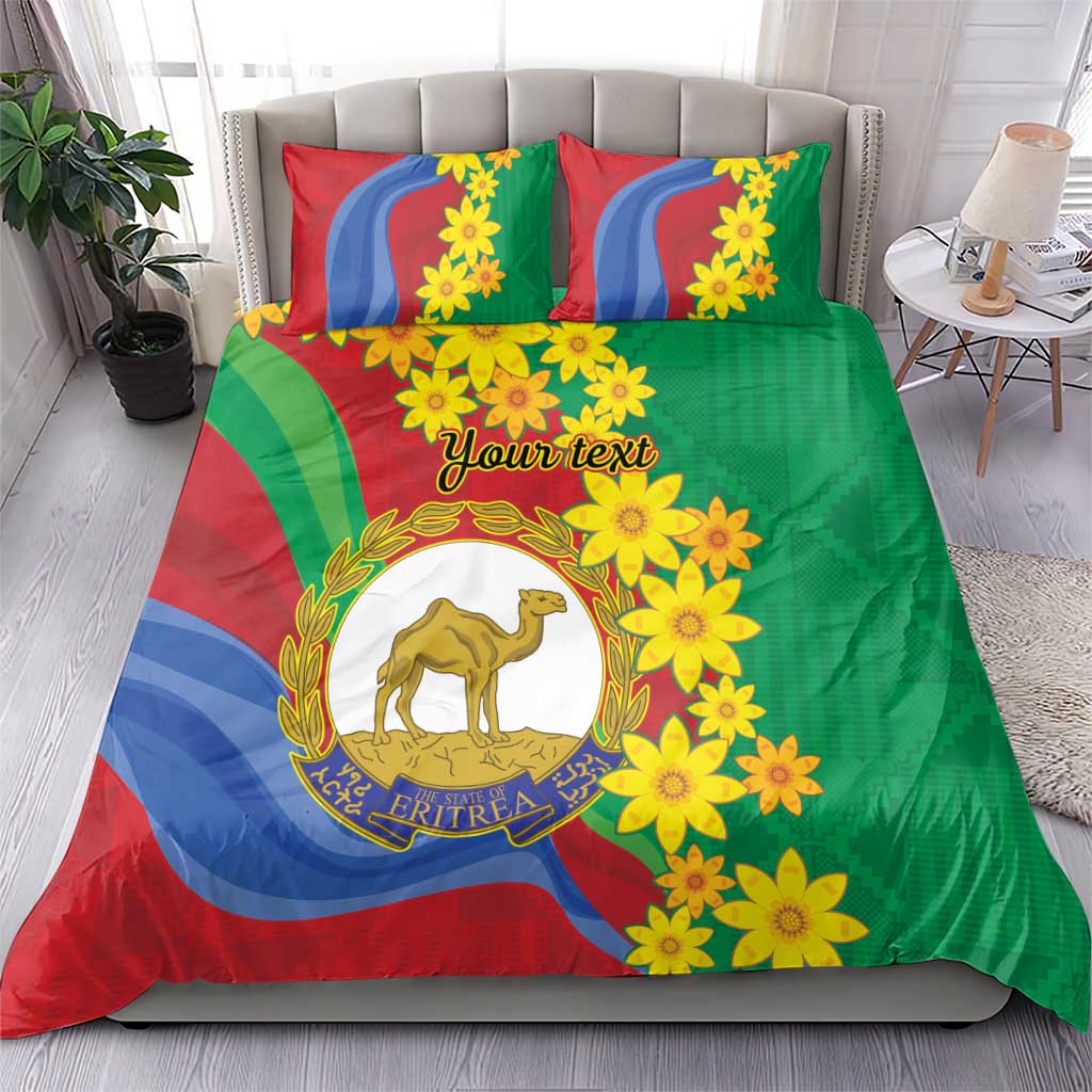Eritrea New Year Personalized Bedding Set Enkutatash Adey Abeba Flower Art LT9 - Wonder Print Shop