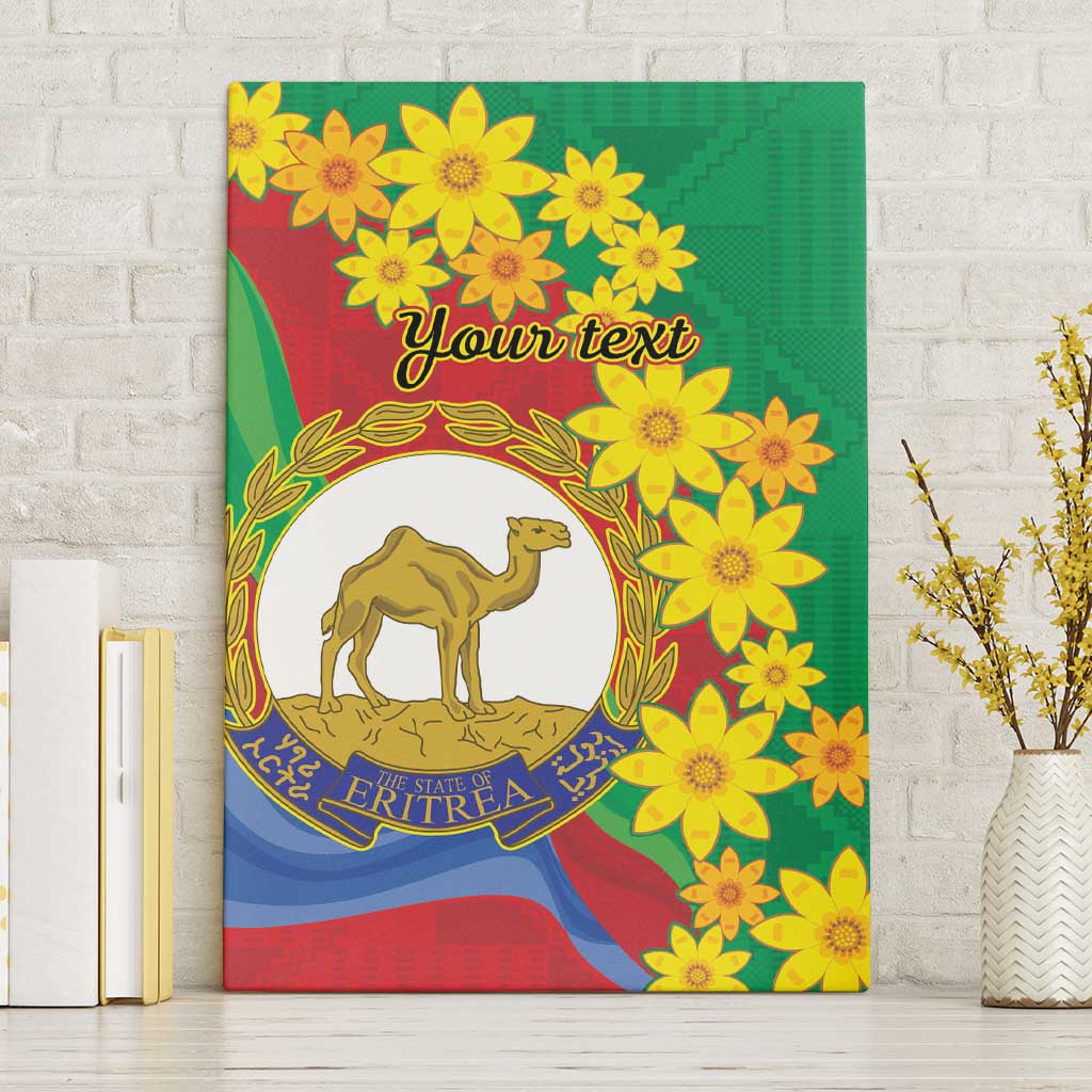 Eritrea New Year Personalized Canvas Wall Art Enkutatash Adey Abeba Flower Art LT9 - Wonder Print Shop