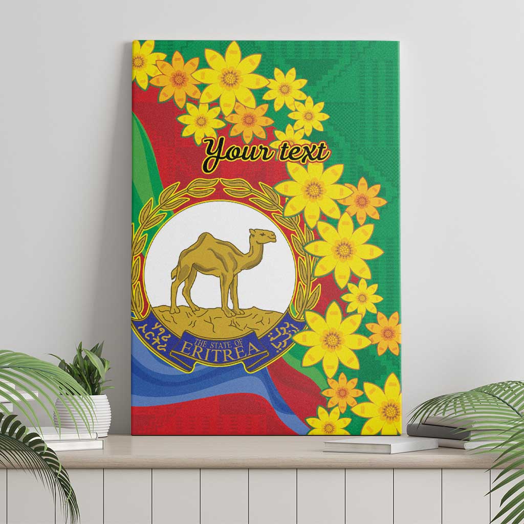 Eritrea New Year Personalized Canvas Wall Art Enkutatash Adey Abeba Flower Art LT9 - Wonder Print Shop