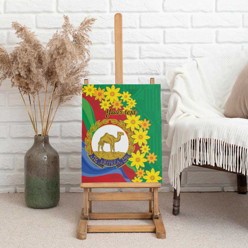 Eritrea New Year Personalized Canvas Wall Art Enkutatash Adey Abeba Flower Art LT9 - Wonder Print Shop