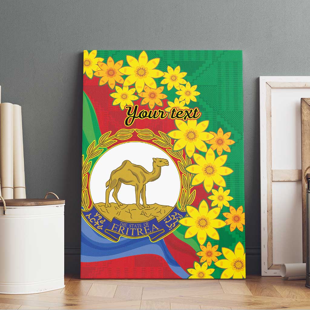Eritrea New Year Personalized Canvas Wall Art Enkutatash Adey Abeba Flower Art LT9 - Wonder Print Shop