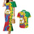Eritrea New Year Personalized Couples Matching Mermaid Dress and Hawaiian Shirt Enkutatash Adey Abeba Flower Art LT9 - Wonder Print Shop