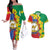 Eritrea New Year Personalized Couples Matching Off The Shoulder Long Sleeve Dress and Hawaiian Shirt Enkutatash Adey Abeba Flower Art LT9 - Wonder Print Shop
