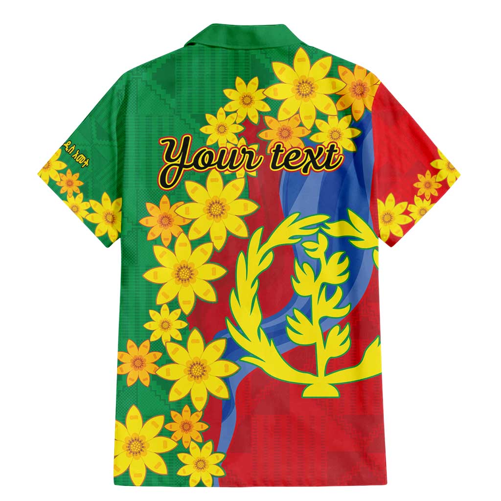 Eritrea New Year Personalized Family Matching Mermaid Dress and Hawaiian Shirt Enkutatash Adey Abeba Flower Art LT9 - Wonder Print Shop