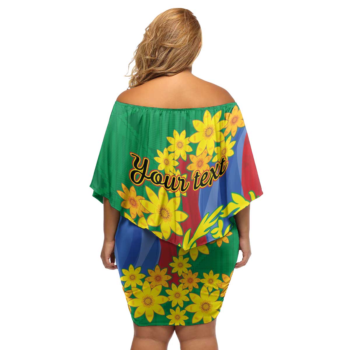 Eritrea New Year Personalized Family Matching Off Shoulder Short Dress and Hawaiian Shirt Enkutatash Adey Abeba Flower Art LT9 - Wonder Print Shop