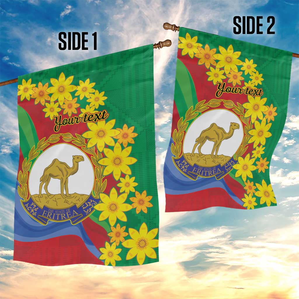 Eritrea New Year Personalized Garden Flag Enkutatash Adey Abeba Flower Art - Wonder Print Shop