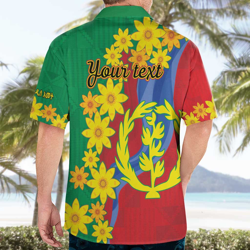 Eritrea New Year Personalized Hawaiian Shirt Enkutatash Adey Abeba Flower Art - Wonder Print Shop