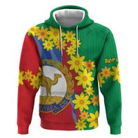 Eritrea New Year Personalized Hoodie Enkutatash Adey Abeba Flower Art - Wonder Print Shop