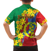 Eritrea New Year Personalized Kid Hawaiian Shirt Enkutatash Adey Abeba Flower Art - Wonder Print Shop