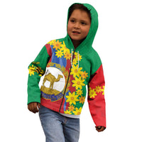Eritrea New Year Personalized Kid Hoodie Enkutatash Adey Abeba Flower Art - Wonder Print Shop