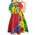 Eritrea New Year Personalized Kid Short Sleeve Dress Enkutatash Adey Abeba Flower Art - Wonder Print Shop