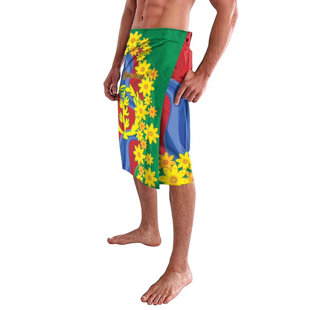 Eritrea New Year Personalized Lavalava Enkutatash Adey Abeba Flower Art - Wonder Print Shop