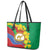 Eritrea New Year Personalized Leather Tote Bag Enkutatash Adey Abeba Flower Art - Wonder Print Shop