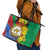 Eritrea New Year Personalized Leather Tote Bag Enkutatash Adey Abeba Flower Art - Wonder Print Shop