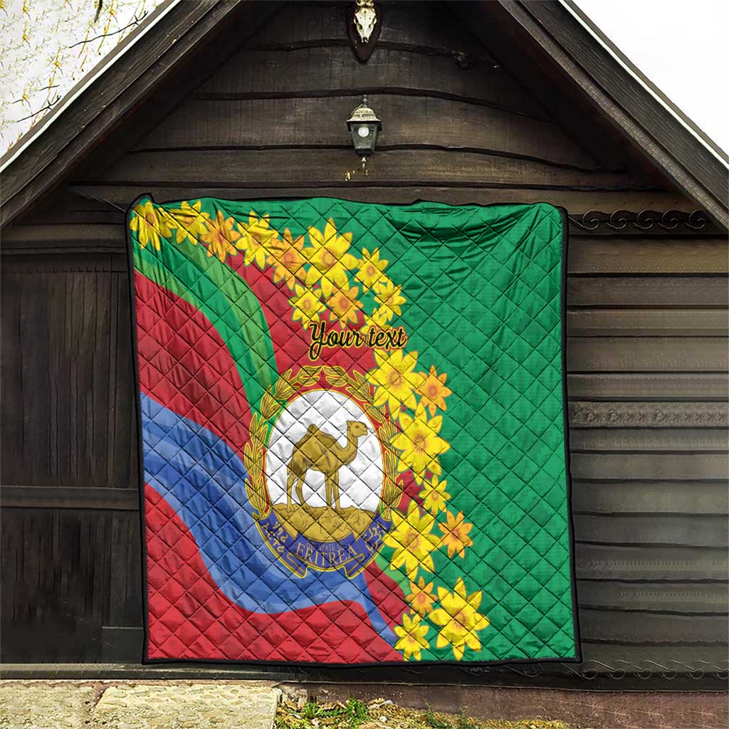 Eritrea New Year Personalized Quilt Enkutatash Adey Abeba Flower Art - Wonder Print Shop
