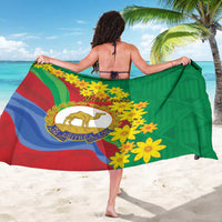 Eritrea New Year Personalized Sarong Enkutatash Adey Abeba Flower Art - Wonder Print Shop