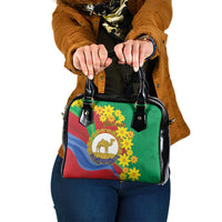 Eritrea New Year Personalized Shoulder Handbag Enkutatash Adey Abeba Flower Art