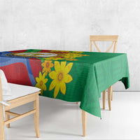 Eritrea New Year Personalized Tablecloth Enkutatash Adey Abeba Flower Art - Wonder Print Shop